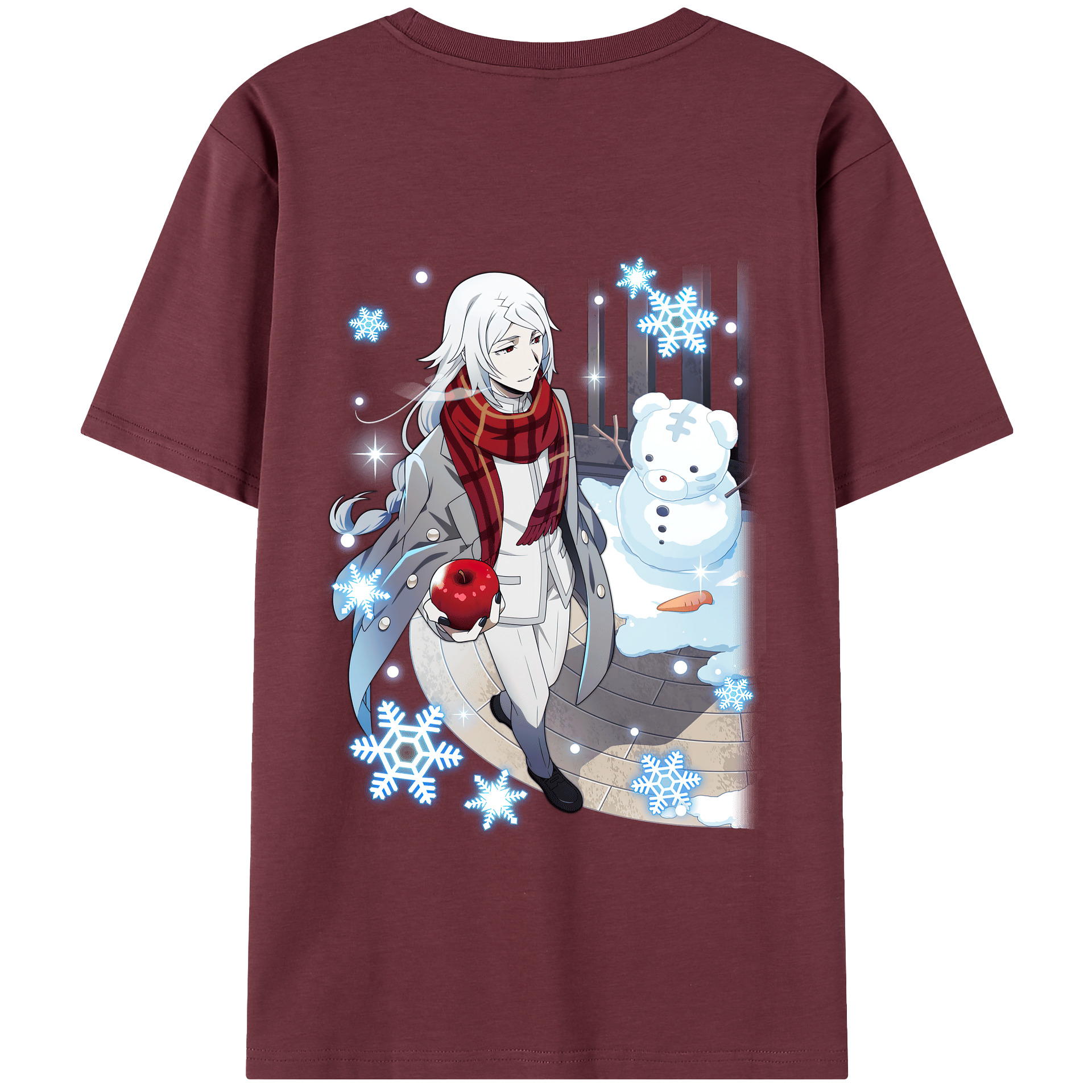 （画像用） 文豪ストレイドッグス Bungo Stray Dogs 綿100％半袖Tシャツ（背面プリント）